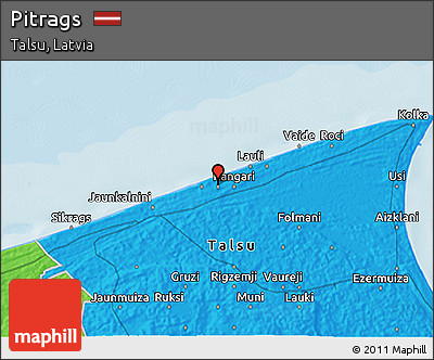 Political 3D Map of Pitrags