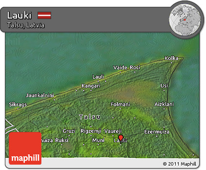 Satellite 3D Map of Lauki