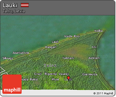 Satellite 3D Map of Lauki