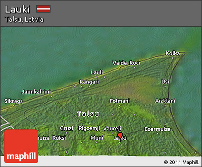 Satellite 3D Map of Lauki