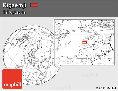 Blank Location Map of Rigzemji