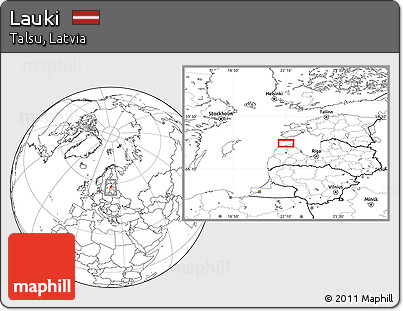 Blank Location Map of Lauki