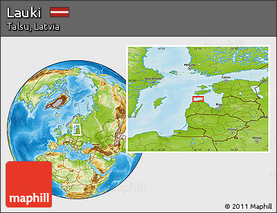 Physical Location Map of Lauki