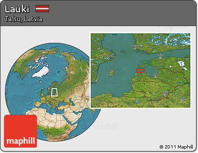 Satellite Location Map of Lauki