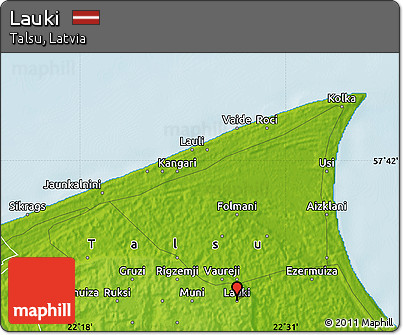 Physical Map of Lauki