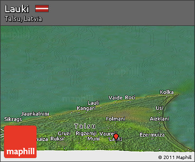 Satellite Panoramic Map of Lauki