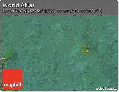 Satellite Map of the Area around 57° 46' 59" N, 23° 1' 29" E