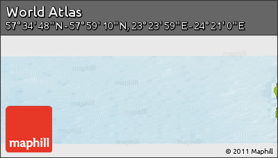 Physical Panoramic Map of the Area around 57° 46' 59" N, 23° 52' 30" E