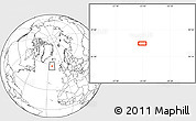 Blank Location Map of the area around 57° 46' 59" N, 23° 43' 30" W