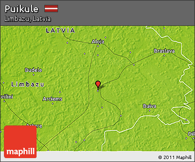 Physical 3D Map of Puikule