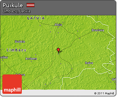Physical 3D Map of Puikule