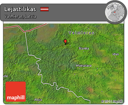 Satellite 3D Map of Lejastilikas