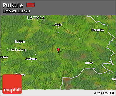 Satellite 3D Map of Puikule