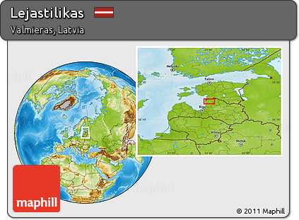 Physical Location Map of Lejastilikas