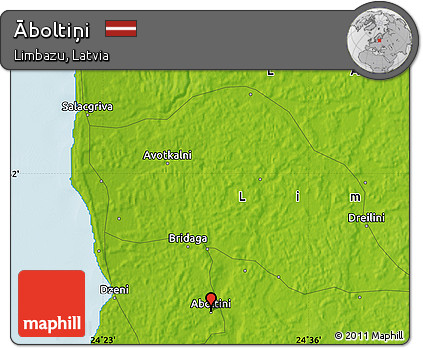 Physical Map of Āboltiņi