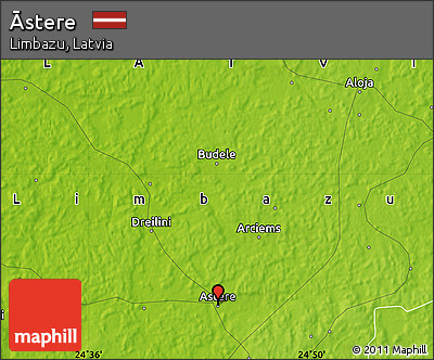 Physical Map of Āstere