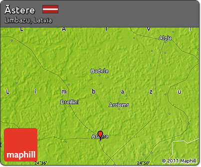 Physical Map of Āstere