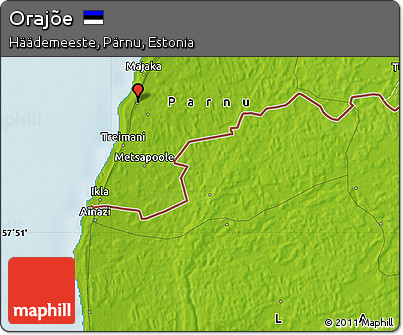 Physical Map of Orajõe