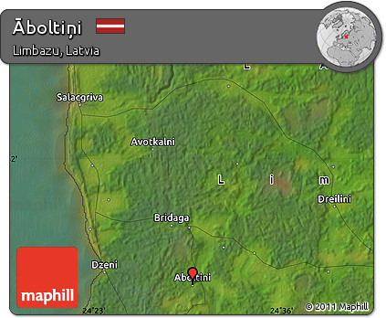 Satellite Map of Āboltiņi