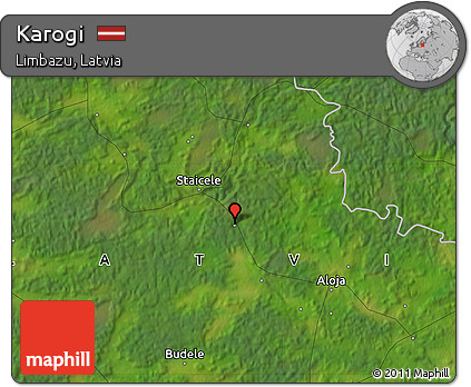 Satellite Map of Karogi