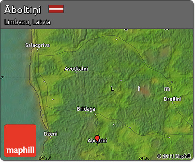 Satellite Map of Āboltiņi