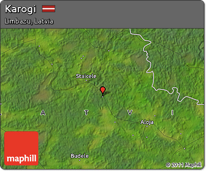 Satellite Map of Karogi