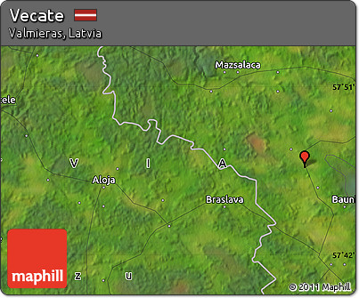 Satellite Map of Vecate