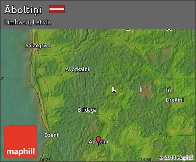 Satellite Map of Āboltiņi