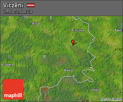 Satellite Map of Vitzēni