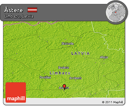 Physical Panoramic Map of Āstere