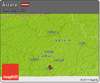 Physical Panoramic Map of Āstere