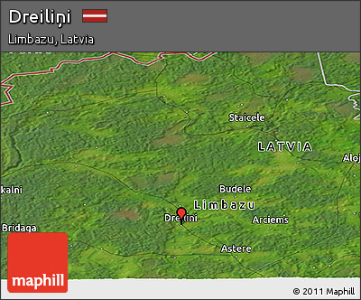 Satellite Panoramic Map of Dreiliņi