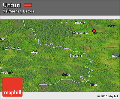 Satellite Panoramic Map of Unturi