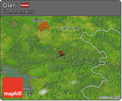 Satellite 3D Map of Oleri