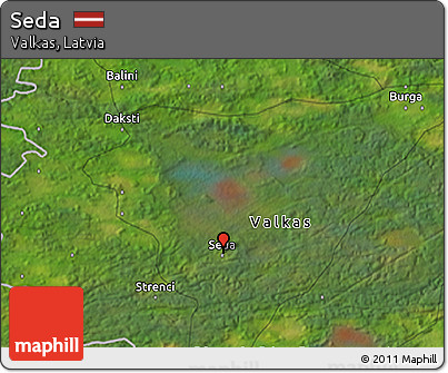 Satellite 3D Map of Seda