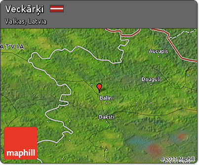 Satellite 3D Map of Veckārķi