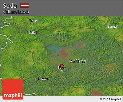 Satellite 3D Map of Seda