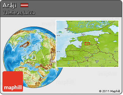 Physical Location Map of Arāji