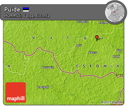 Physical Map of Puide