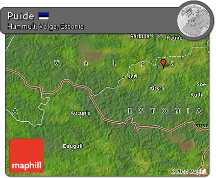 Satellite Map of Puide