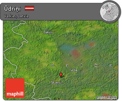 Satellite Map of Ūdriņi