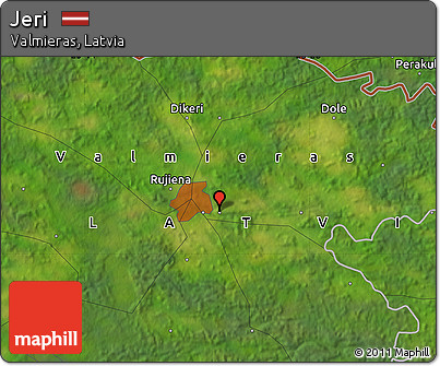 Satellite Map of Jeri