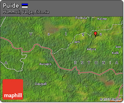 Satellite Map of Puide