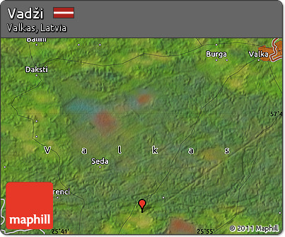 Satellite Map of Vadži