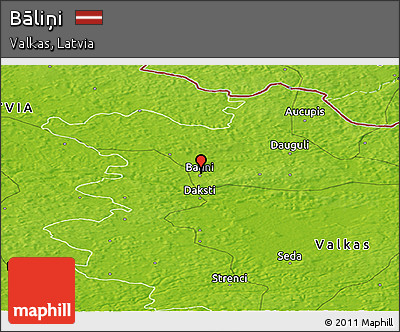 Physical Panoramic Map of Bāliņi