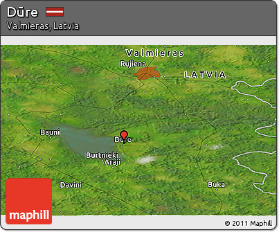 Satellite Panoramic Map of Dūre