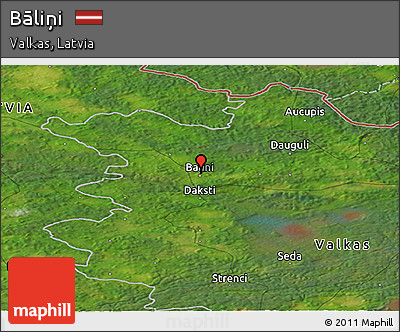 Satellite Panoramic Map of Bāliņi