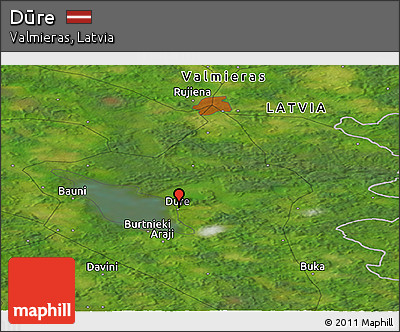 Satellite Panoramic Map of Dūre