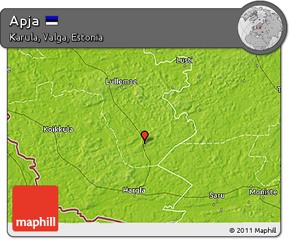 Physical 3D Map of Apja