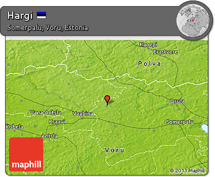 Physical 3D Map of Hargi